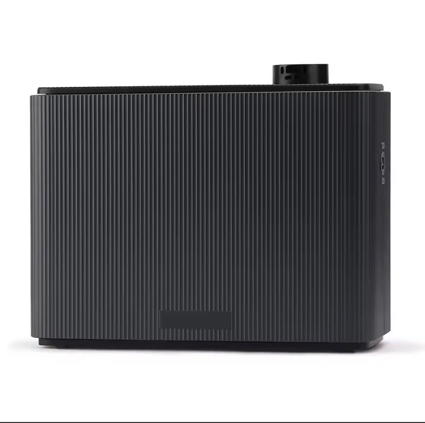 NAMSTE 4000m³ fragrance diffuser with ribbed black exterior for large spaces.
