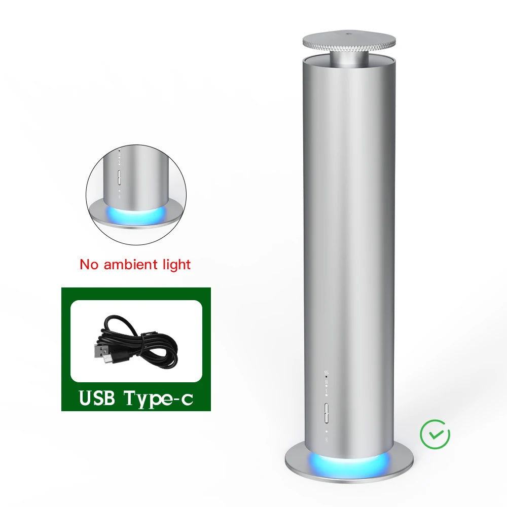 ناماستي، موزع الزيوت العطرية الذكي بسعة 200 متر مكعب، جهاز تعطير مكتبي يعمل بالبطارية، جهاز علاج عطري منزلي كهربائي